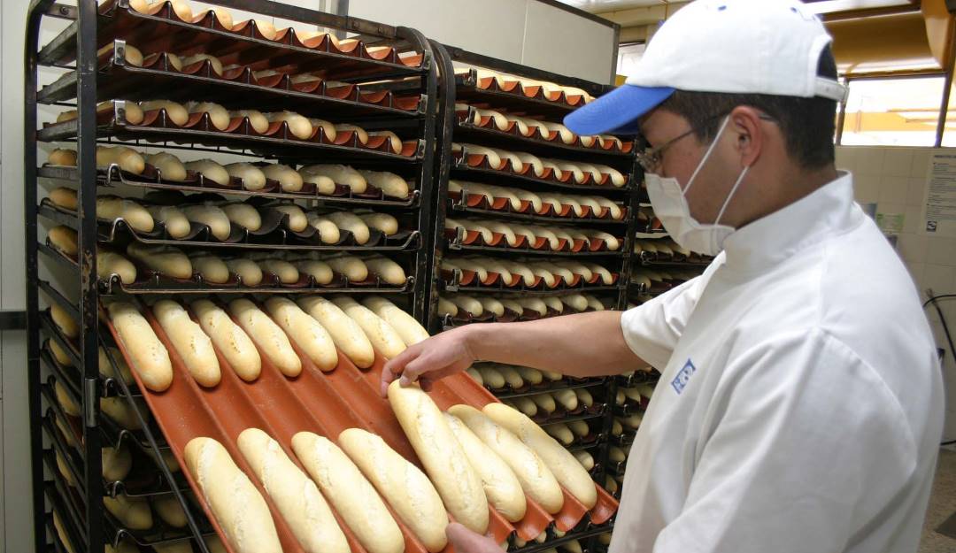 Producción de pan en Colombia. Foto: Colprensa. 