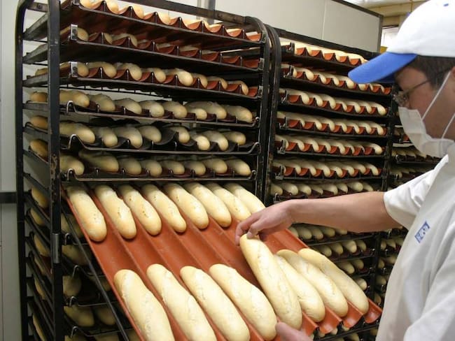 Producción de pan en Colombia. Foto: Colprensa. 
