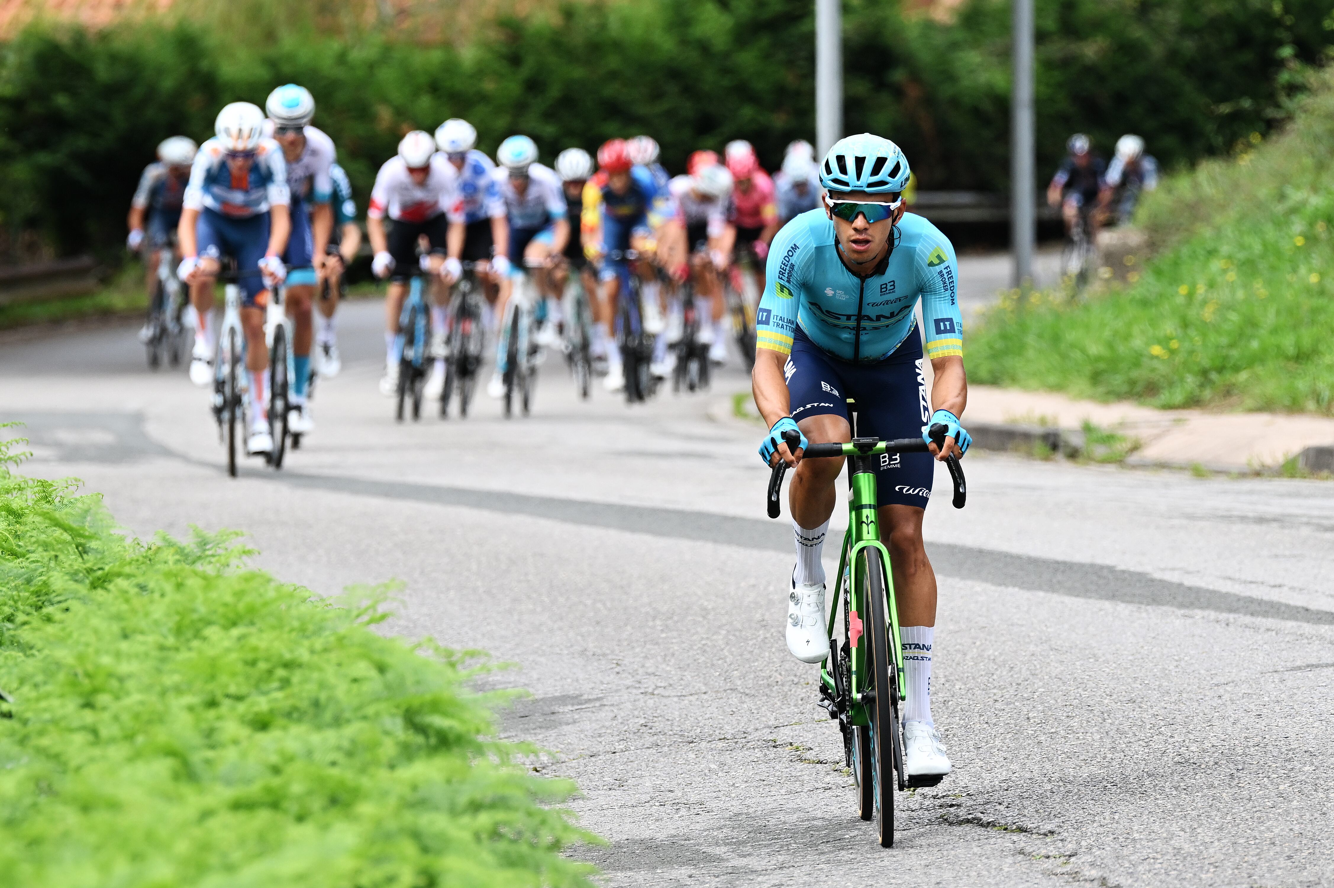 Harold Tejada, ciclista colombiano del Astana. (Photo by Tim de Waele/Getty Images)