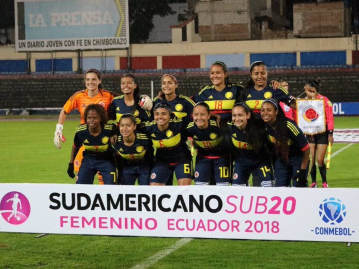 Colombia se clasificó al cuadrangular final del Sudamericano Femenino Sub-20