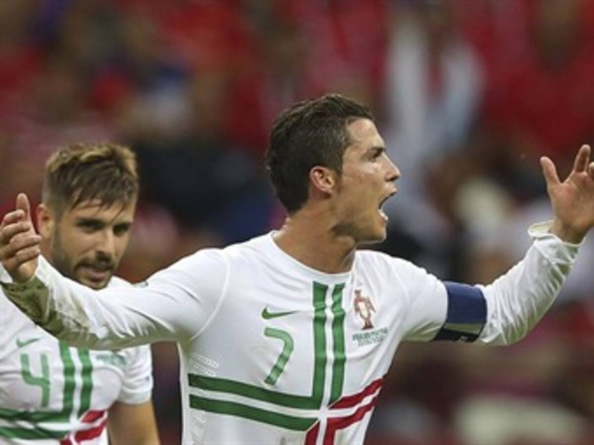 C. Ronaldo igualó a Nuno Gomes como máximo anotador de Portugal en la Euro