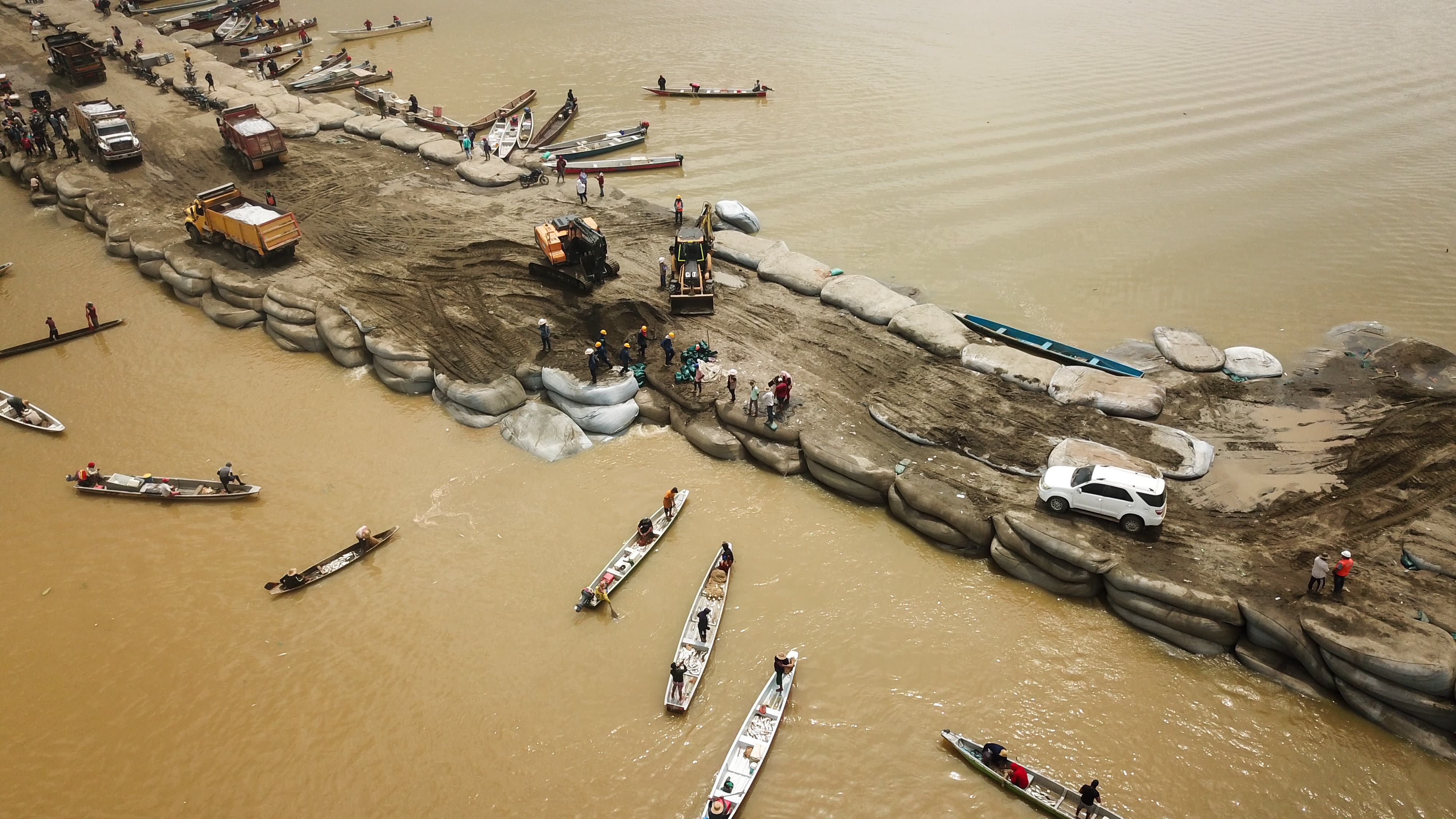 Campesinos de La Mojana agradecieron a la UNGRD, el cierre de Caregato