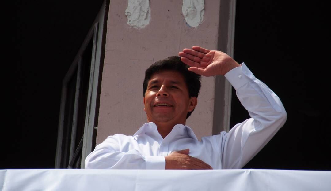 El presidente peruano, Pedro Castillo.     Foto: Getty