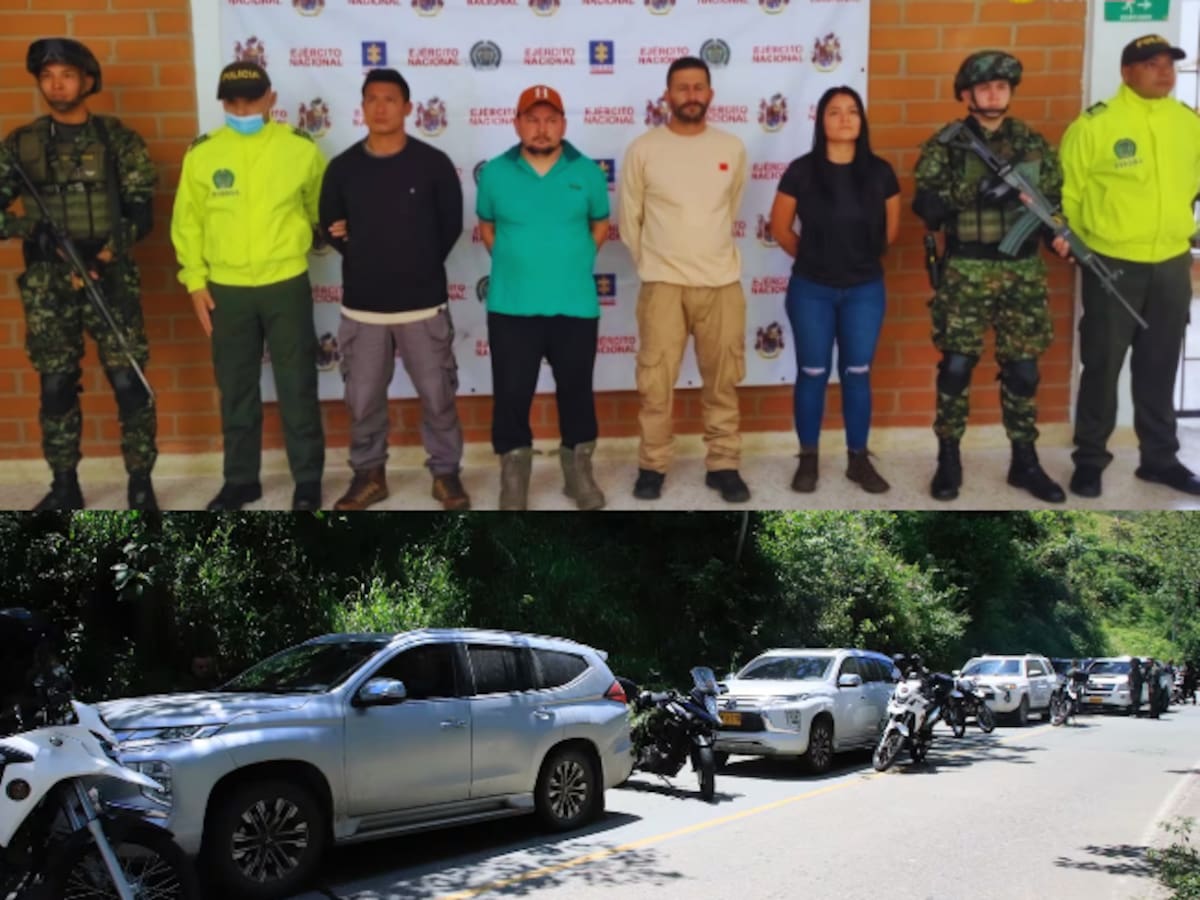 Cárcel para 4 de los 7 disidentes de las Farc capturados en caravana de la UNP