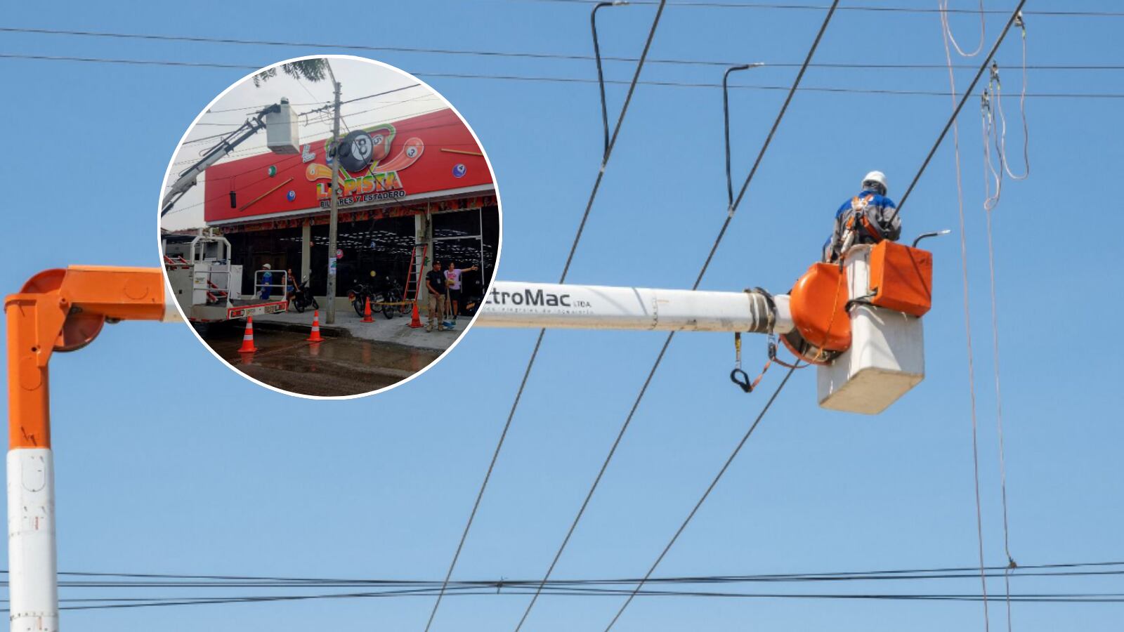 Robo de energía en establecimiento comercial en Barranquilla./ Foto: Air-e