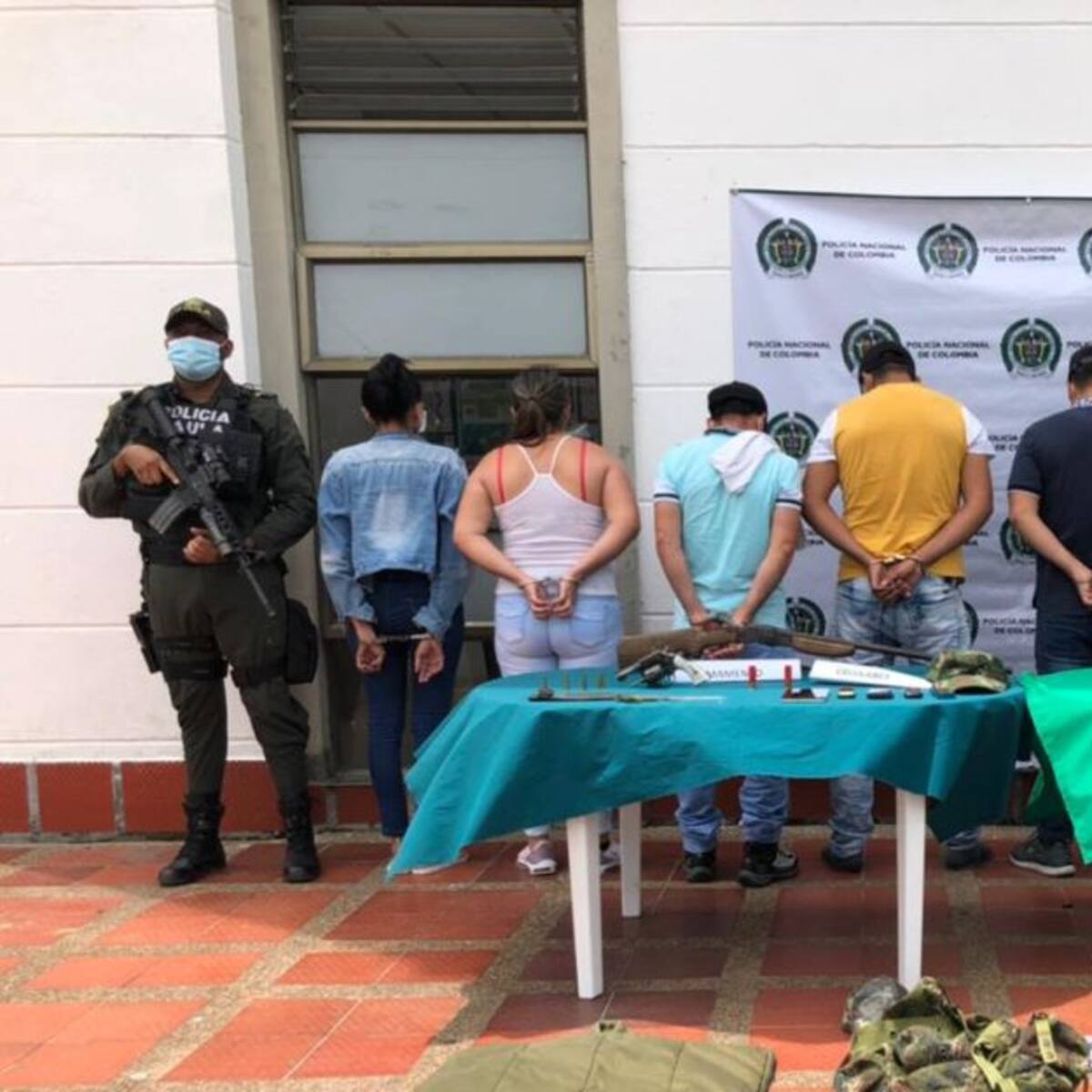 Personas que pertenecían a la Ley de Justicia y Paz, fueron capturadas