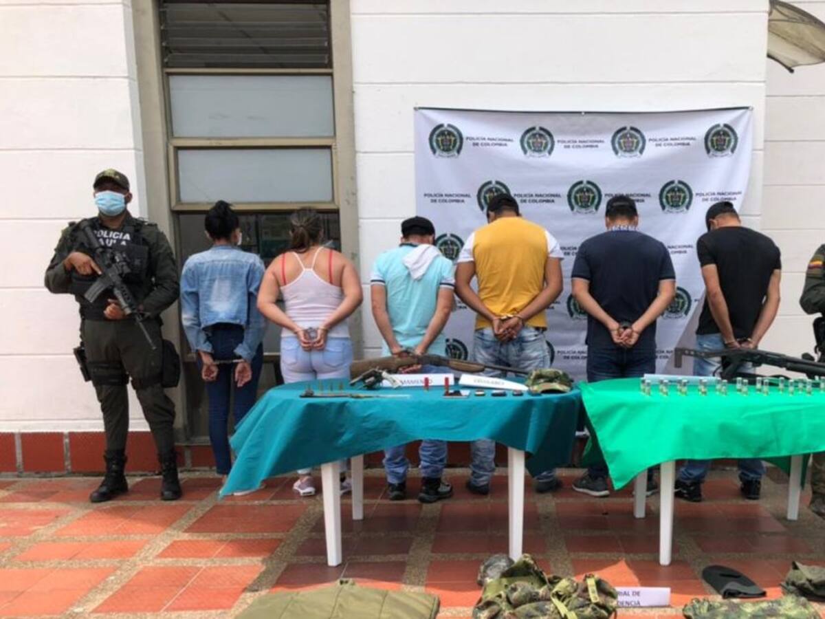 Personas que pertenecían a la Ley de Justicia y Paz, fueron capturadas