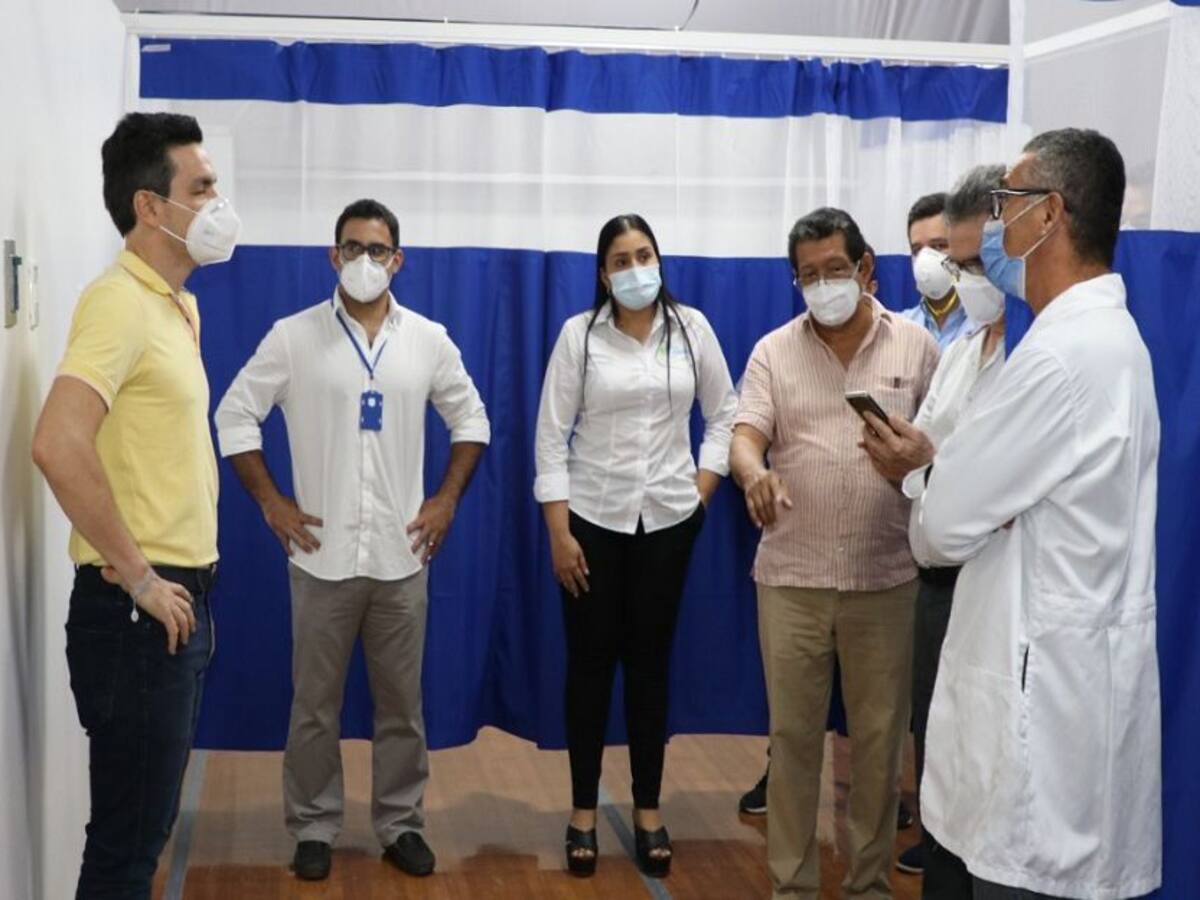 Quedó adecuado el Coliseo Happy Lora como hospital de campaña por COVID-19