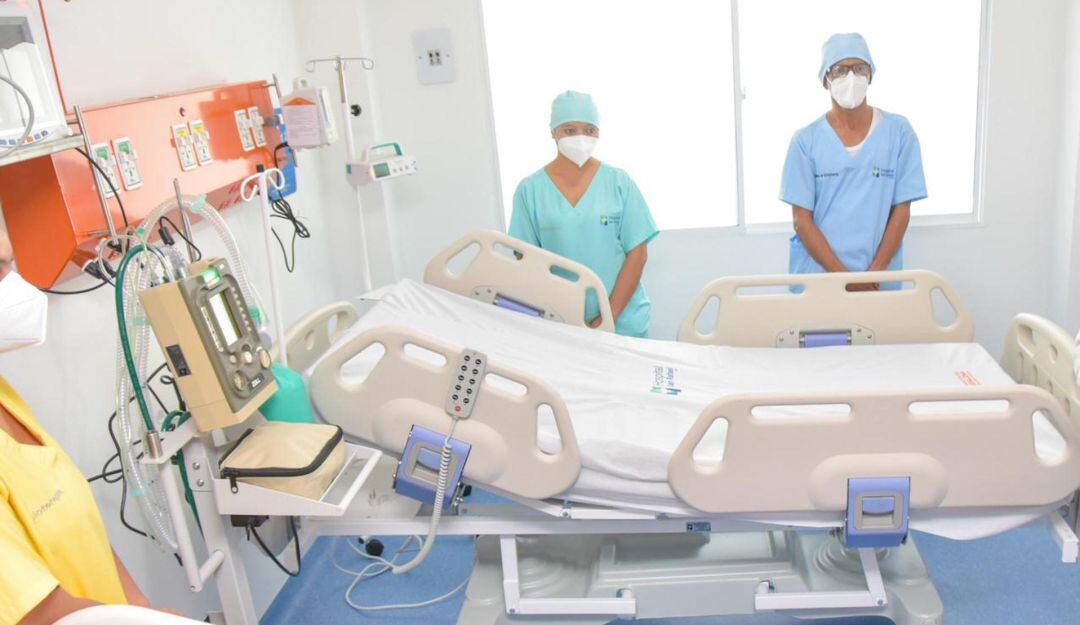 Ocupación de camas UCI está por debajo del 40%