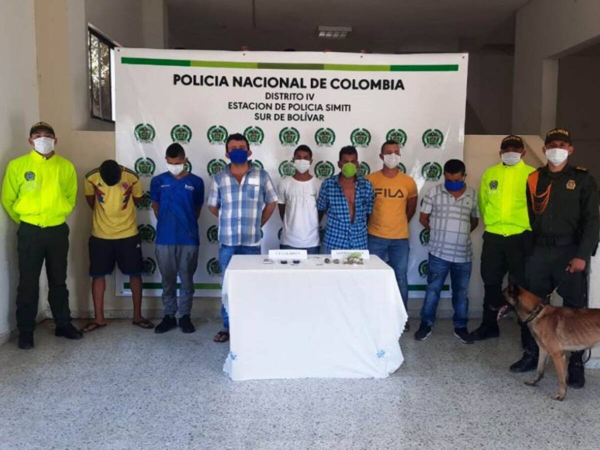 Desarticulada estructura de narcotráfico en el sur de Bolívar