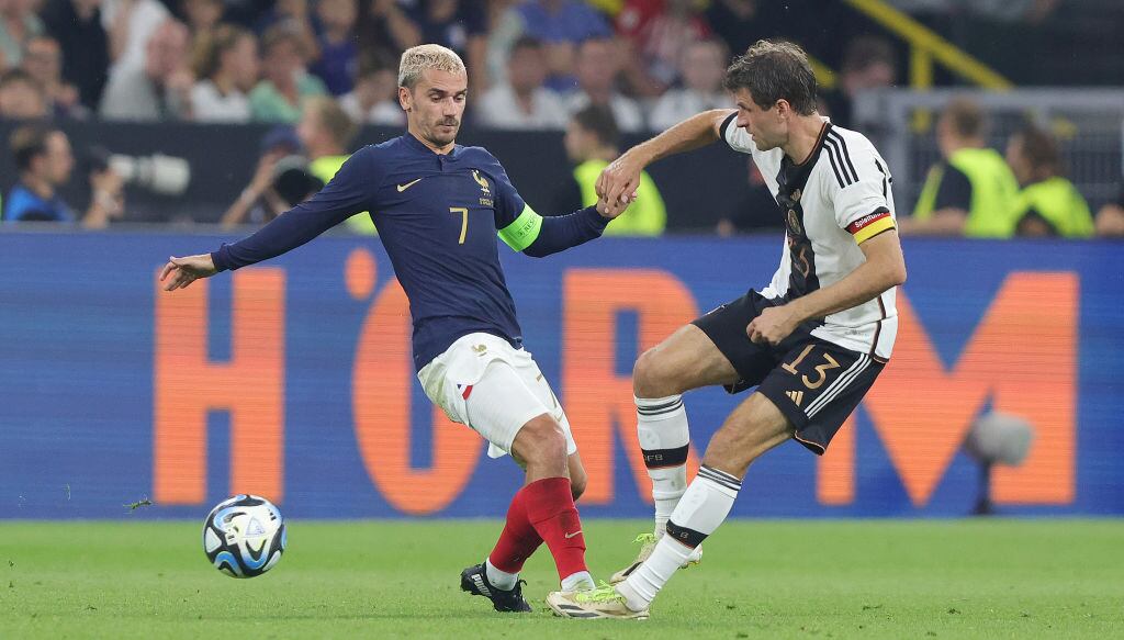 Alemania Vs. Francia es uno de los partidos más destacados de esta jornada FIFA. (Photo by Sebastian El-Saqqa - firo sportphoto/Getty Images)