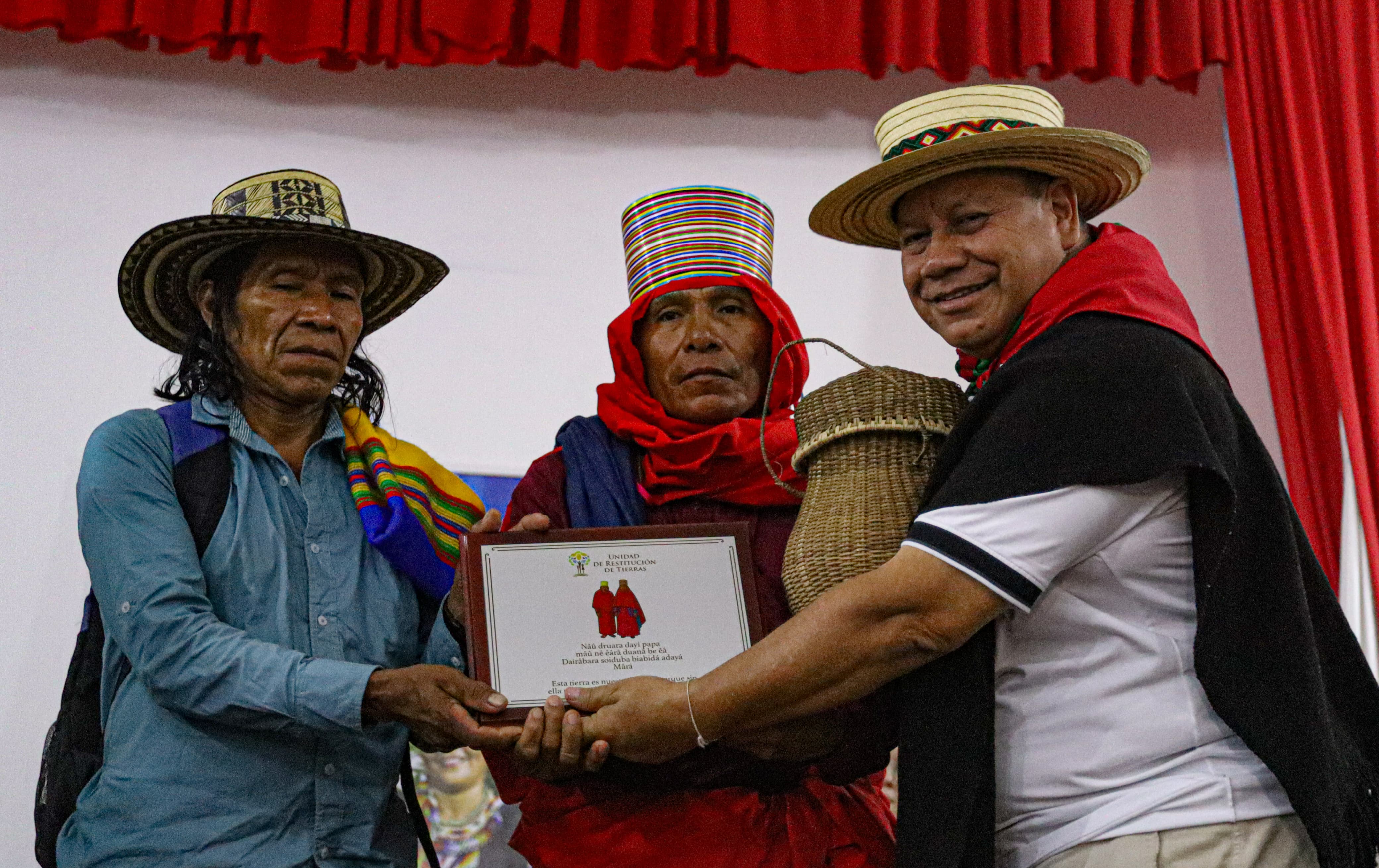 Comunidad indígena en Antioquia recibió más de 3.300 hectáreas. Foto: Unidad de Restitución de Tierras.