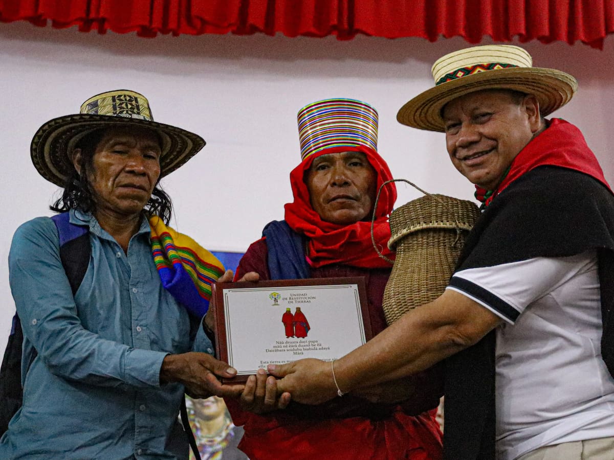 Comunidad indígena recibió más de 3.300 hectáreas como parte de un proceso de restitución de tierras