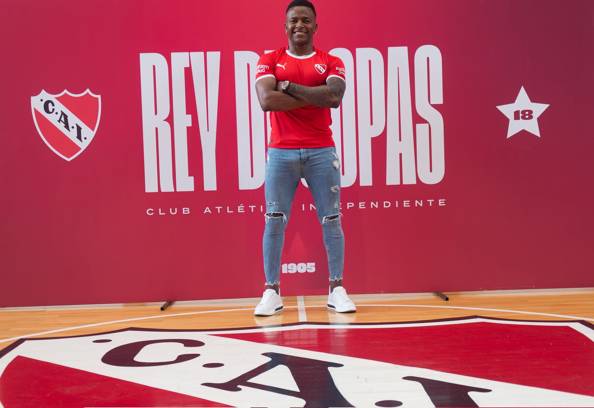 Mauricio Cuero, nuevo jugador de Independiente de Avellaneda / @Independiente