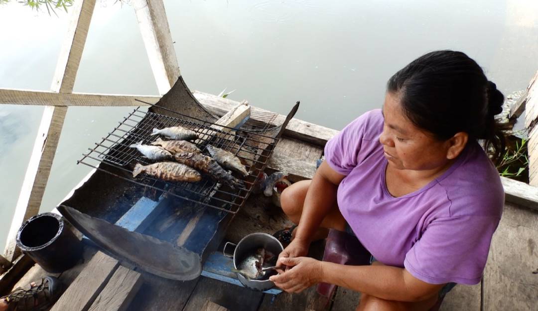 Familias colombianas desarrollan pesca y caza para subsistencia. Foto: Cortesía Instituto Humboldt.