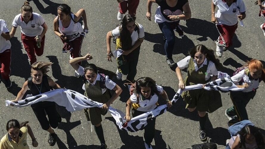 Marchas y protestas son el plato fuerte para este 12 de octubre en el país. Foto: Getty Images