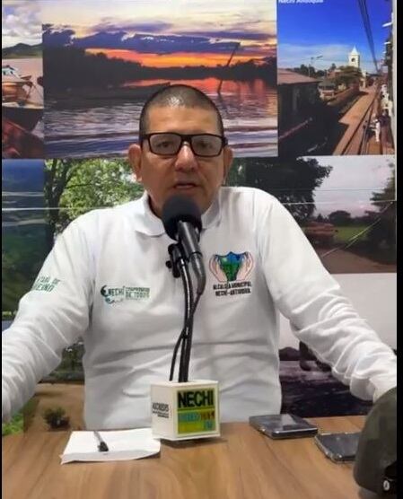Alcalde de Nechí Marcos Javier Madera Camero- foto tomada de la alcaldía