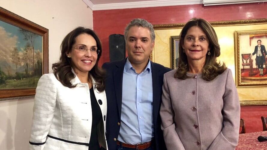 Iván Duque y Viviane Morales se reunieron para explorar una posible alianza. Foto: Viviane Morales