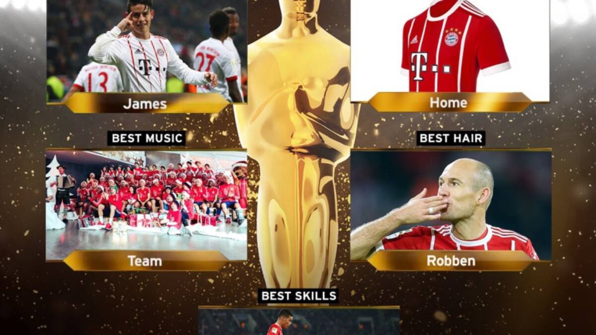 James ganó dos 'Oscars' en el Bayern Múnich: Mejor gol y mejor jugada