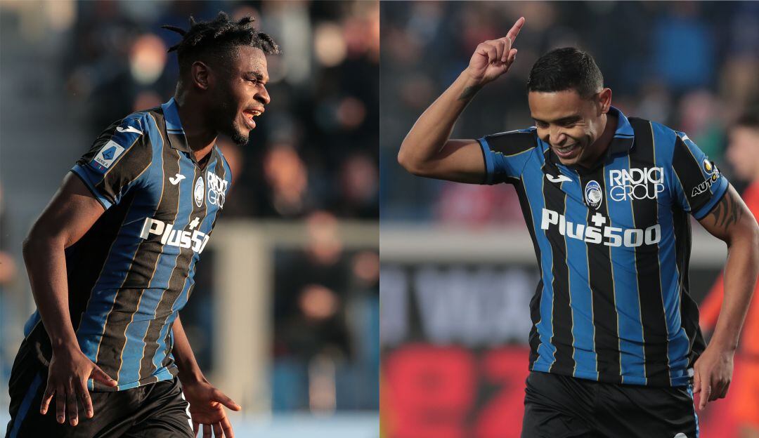 Duván Zapata y Luis Muriel.