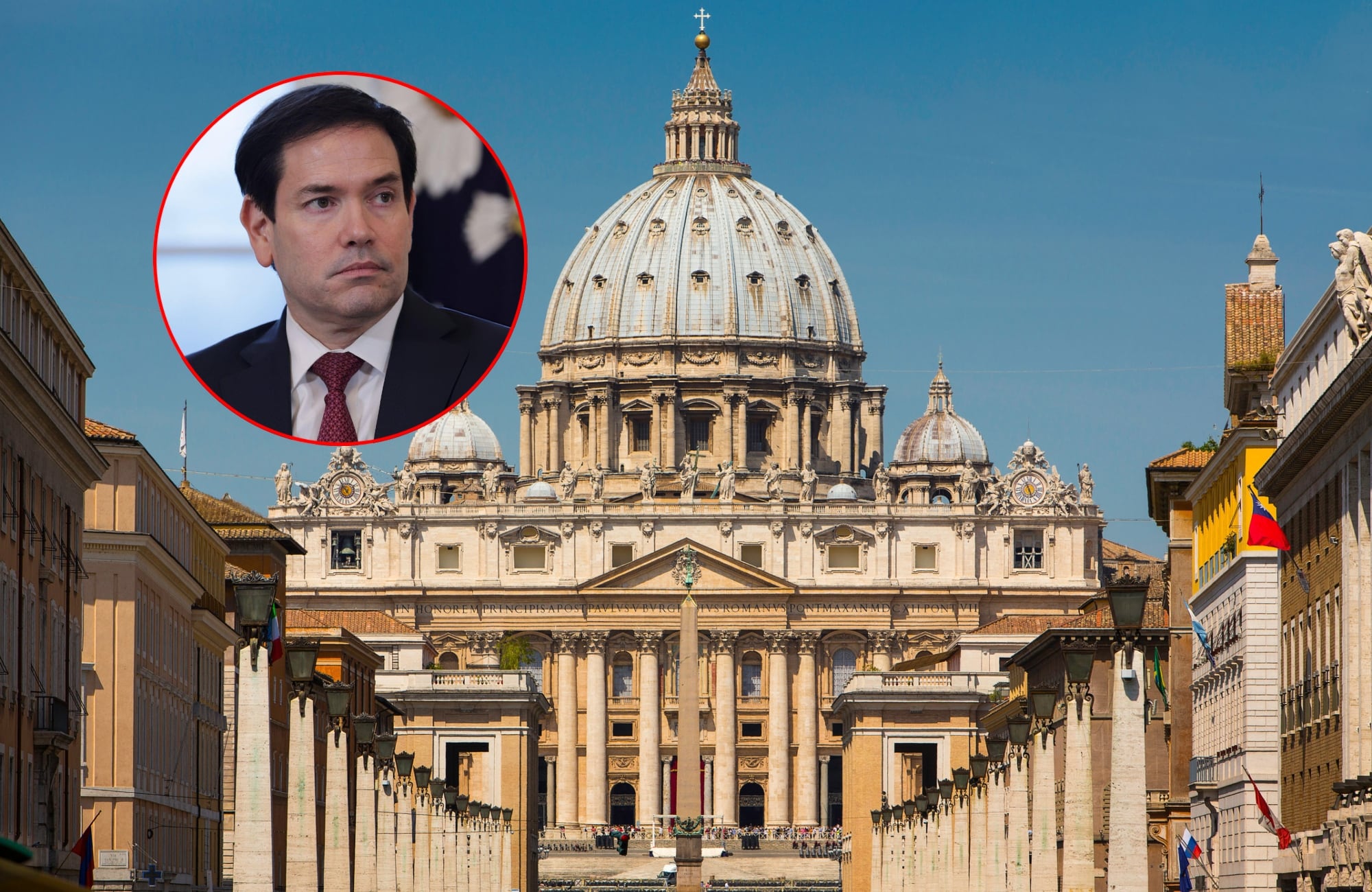 Marco Rubio discutirá la situación en Medio Oriente y América Latina en el Vaticano. Foto: Getty Images.