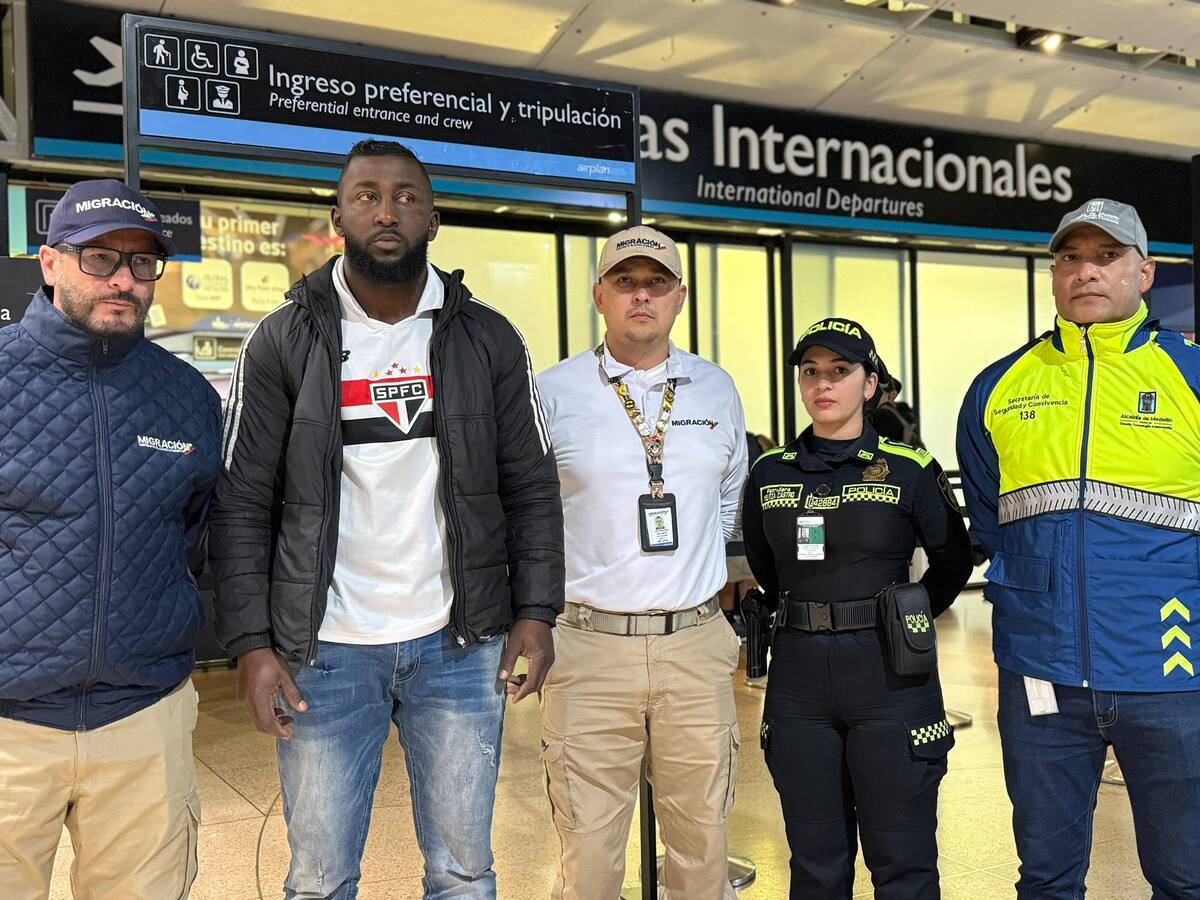 Deportan al hincha de Sao Paulo que inició pelea en el Atanasio Girardot, tras partido con Nacional