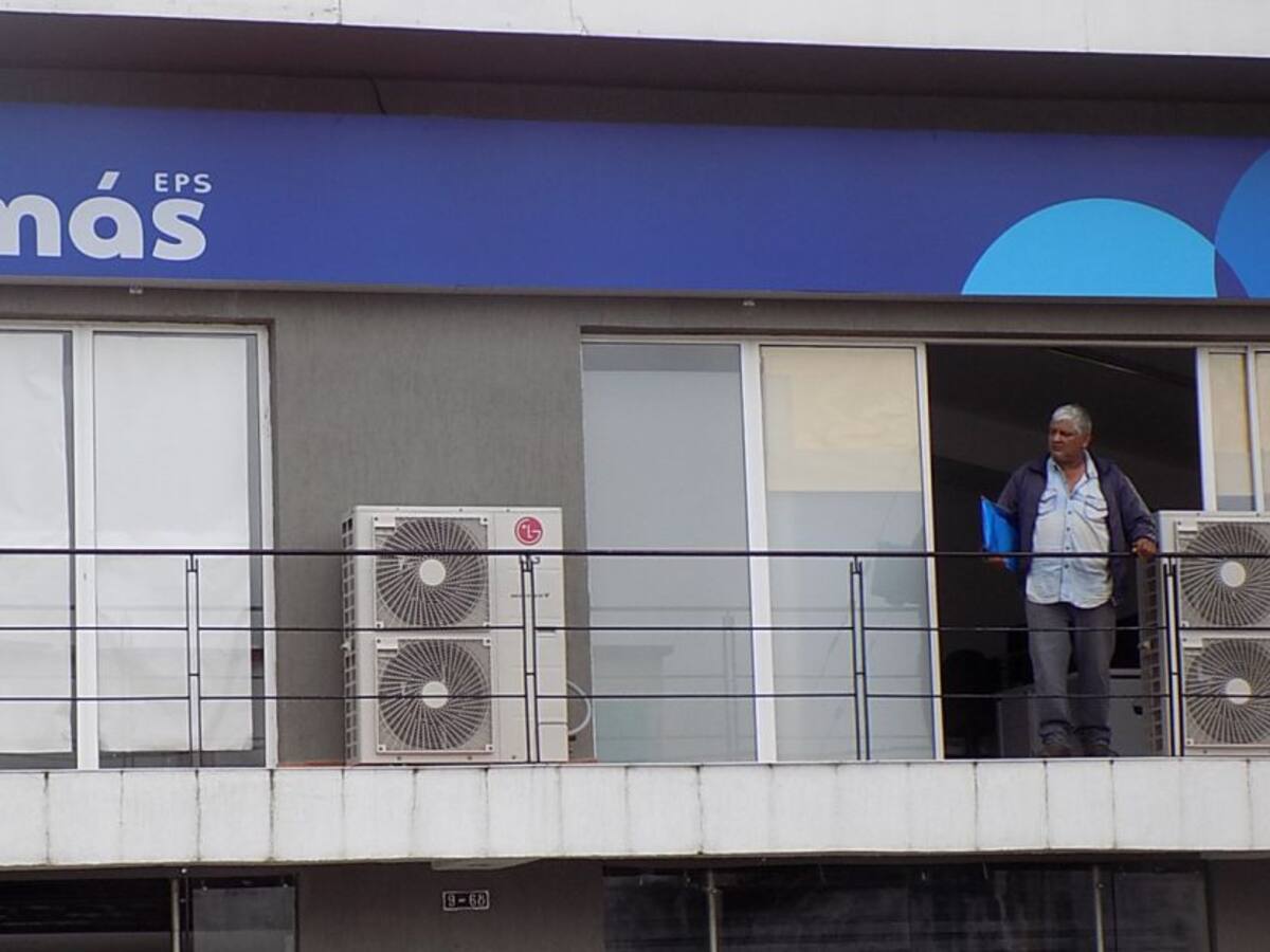 Empleados de Medimás en Tunja, protestan contra liquidación de la EPS