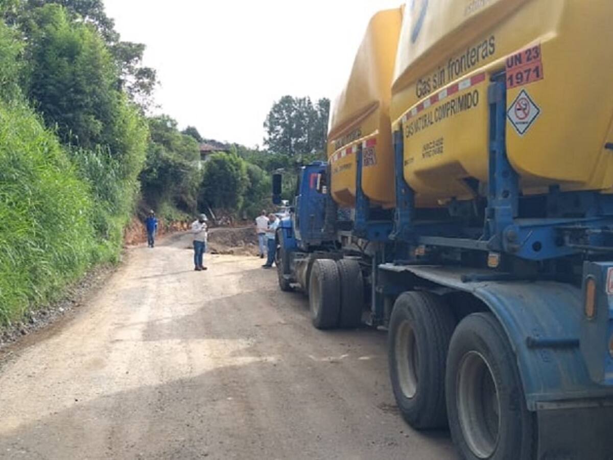 Chigorodó está sin gas natural por el daño en la vía entre Antioquia y Córdoba