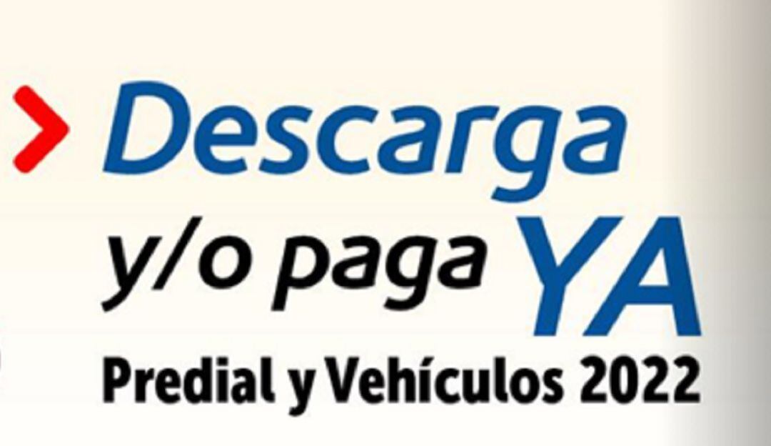 Opción ‘Descarga y Paga Ya Predial y Vehículos’.