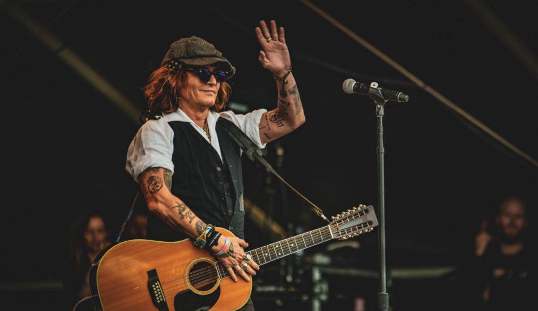 Johnny Depp en concierto