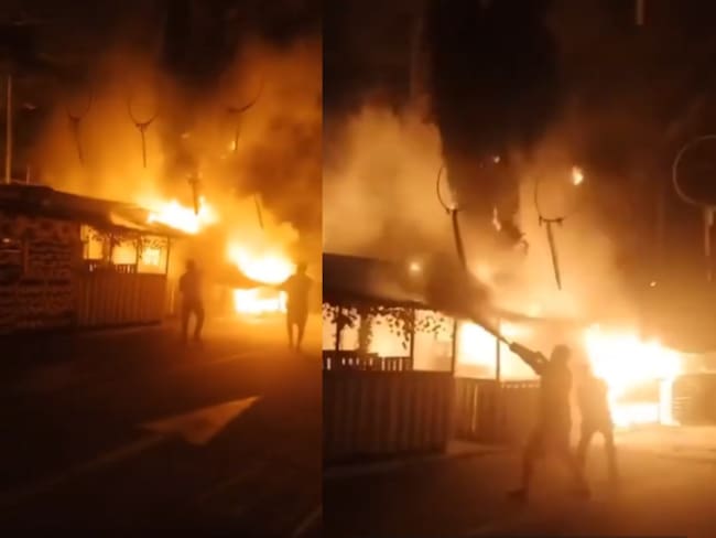 En vísperas de Navidad, un incendio consumió los negocios de cuatro emprendedoras en Ibagué