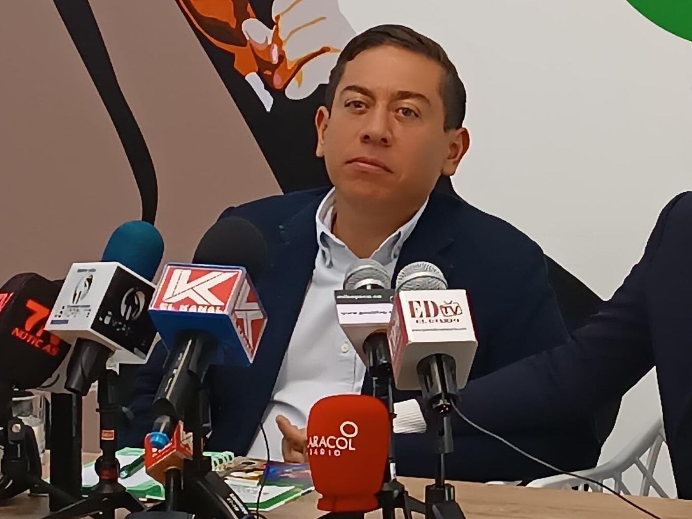 Carlos Andrés Amaya Rodríguez, gobernador de Boyacá. Foto | Caracol Radio