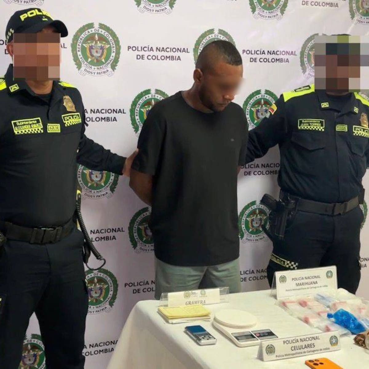Capturado sujeto con ocho anotaciones judiciales por diferentes delitos en Cartagena