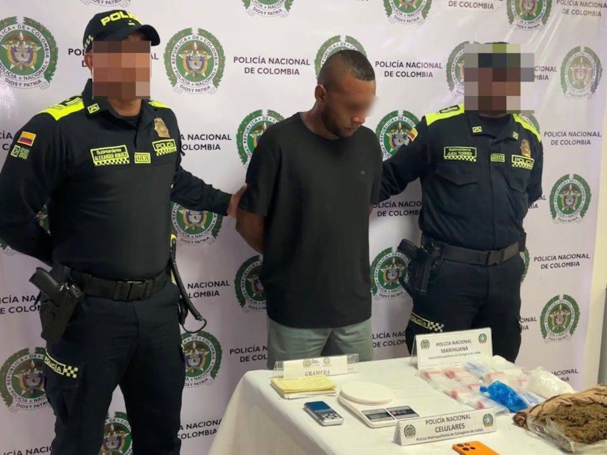 Capturado sujeto con ocho anotaciones judiciales por diferentes delitos en Cartagena