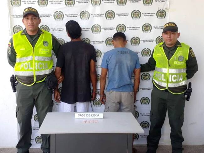 En Magangué, capturan a dos presuntos expendedores de estupefacientes