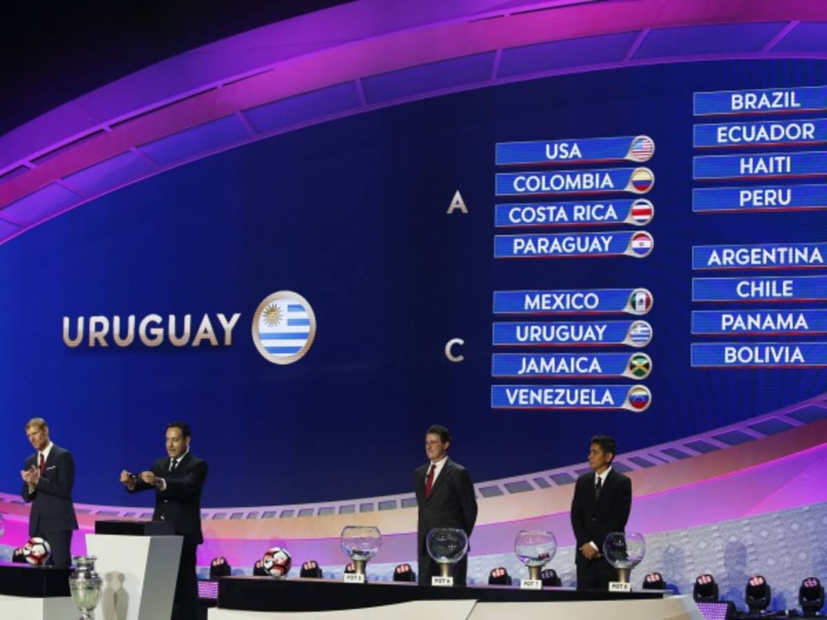 Así quedó el calendario de la Copa América Centenario