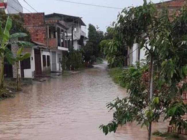 Las lluvias dejaron afectaciones en el municipio de Armero Guaybal.