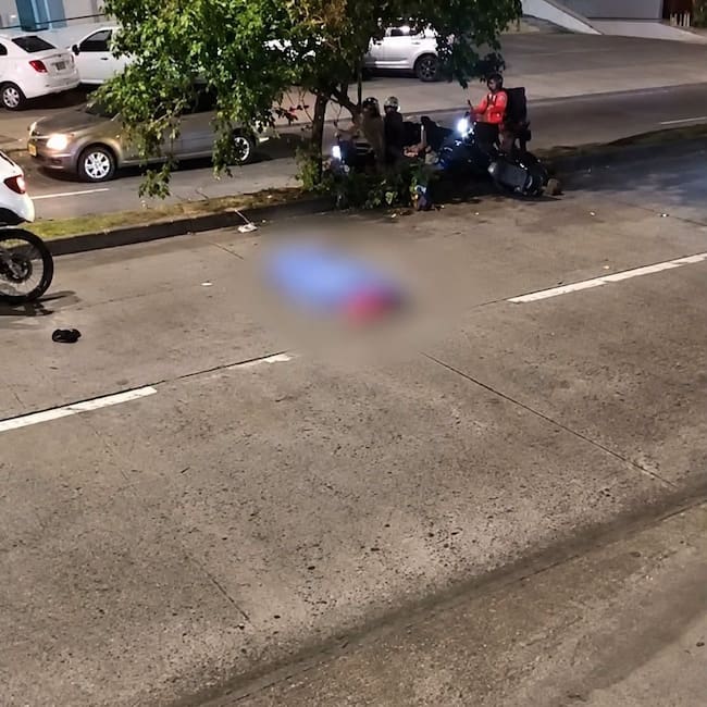 Muere adulto mayor en fuerte accidente en Manizales. Foto: suministrada.