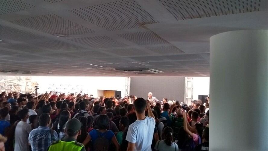 “La universidad no tiene ninguna banderita política”: Líder de estudiantes de Uniatlántico. Foto: Efraín Hernández Serrano