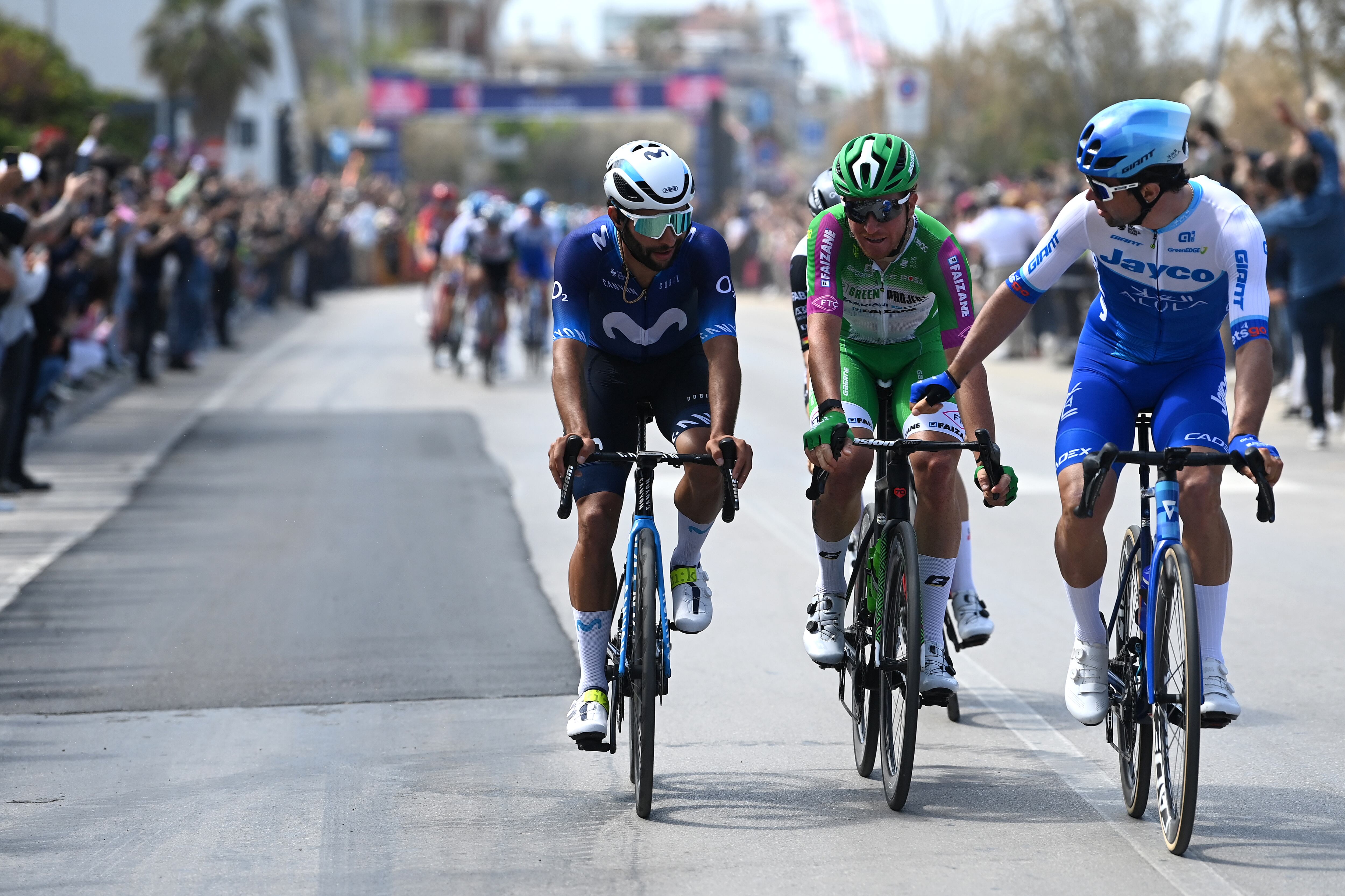 Fernando Gaviria tras concluir la segunda etapa del Giro de Italia. (Photo by Tim de Waele/Getty Images)