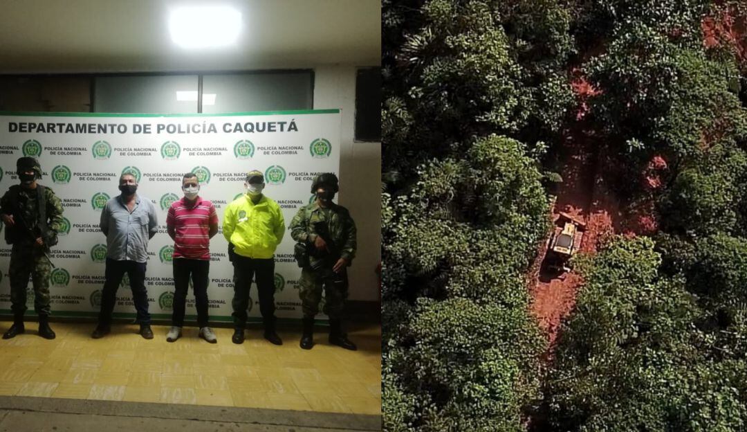 Capturan a hombres en flagrancia por deforestación sin licencia ambiental 