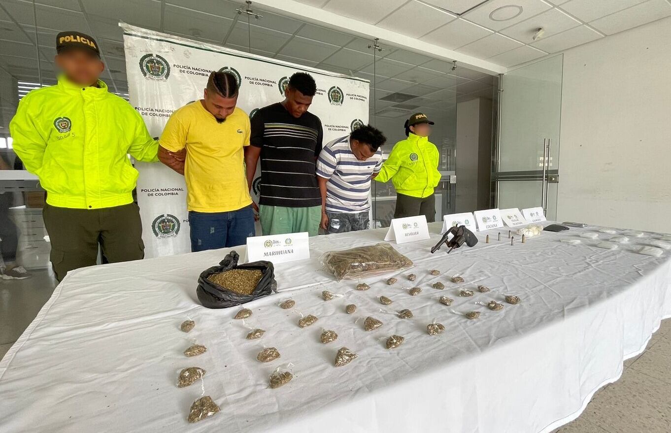 Desarticulada banda que expendía estupefacientes en los barrios El Pozón y Nelson Mandela