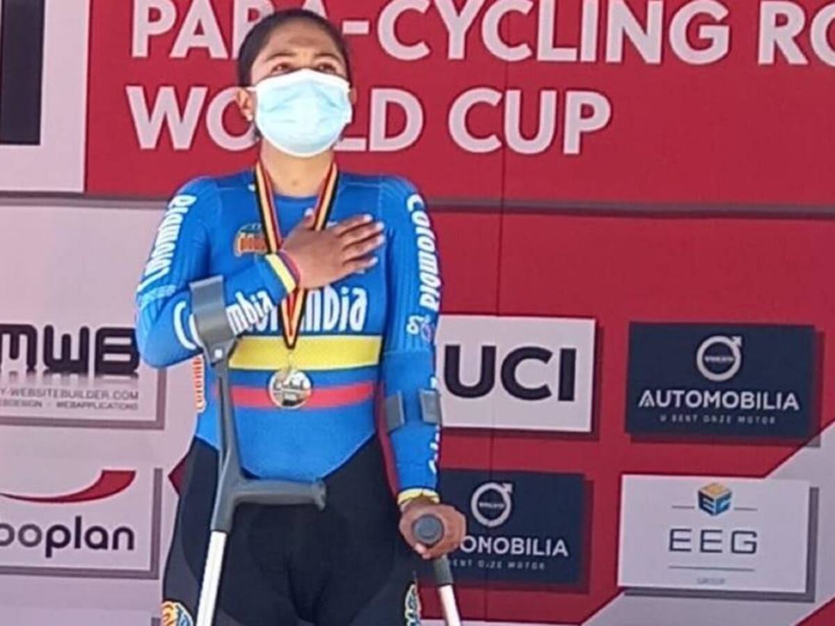 Oro y bronce para Colombia en ciclismo paralímpico en Bélgica