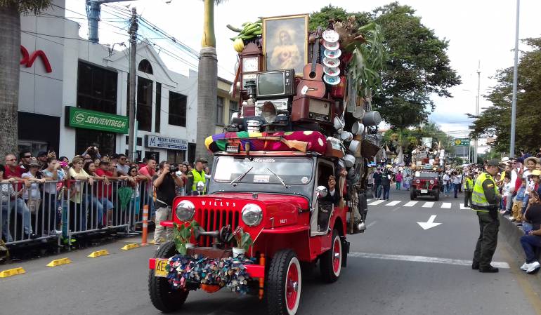Tradicional Desfile del Yipao, versión 30 en Armenia