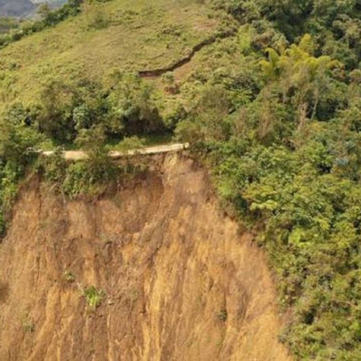 Más de 20 veredas del norte de Caldas están incomunicadas por una falla geológica
