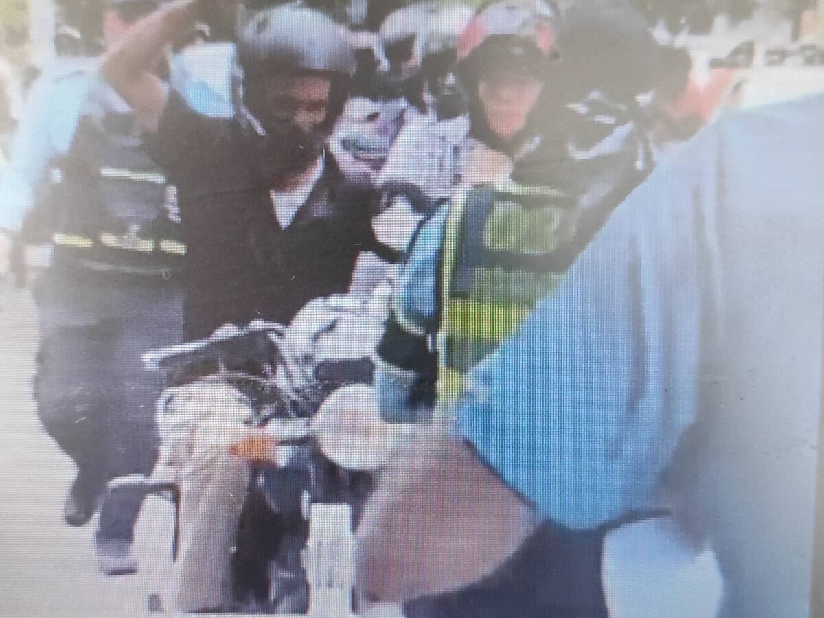 Operativo de control vial en Neiva, terminó con cinco agentes de tránsito heridos.