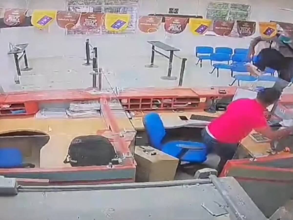 Dos hombres armados lideraron “taquillazo” en Banco Agrario de San Estanislao de Kostka