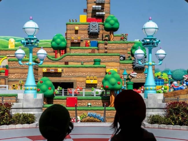 Fans visitan Super Nintendo World en Universal Studio Japan. GettyImages/PHILIP FONG