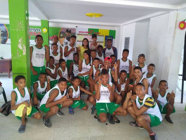 Programas deportivos benefician 300 niños y adolescentes en Arjona Bolívar