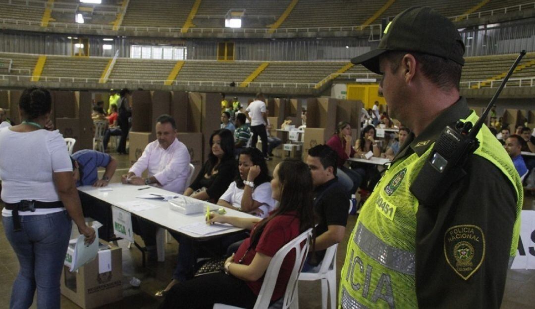 Los más de tres mil policías, estarán distribuidos en 289 puestos de votación en la zona urbana y rural.